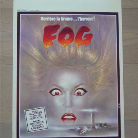 'Fog' (director John Carpenter) Belgian affichette